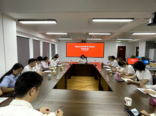 成渝公司黨委委員、工會主席、職工監(jiān)事李桃講授黨史學(xué)習(xí)教育專題黨課.png